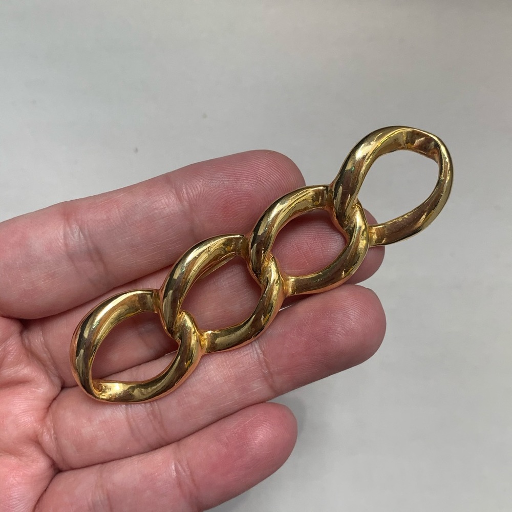 Vintage Chain Link Brooch